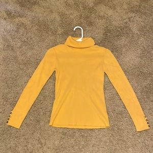 Gold yellow turtleneck